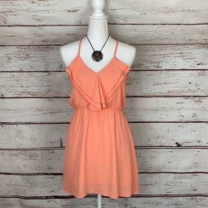 Tinley Small Peach Racerback Dress